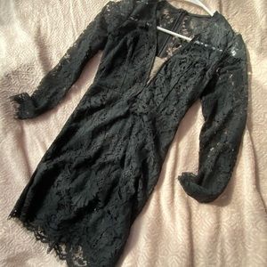 Lacey black dress